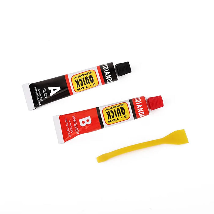 High Strength Epoxy Acrylic Adhesive Glue - Heavy Duty Bonding of Metals, Plastics, Wood, and Ceramics