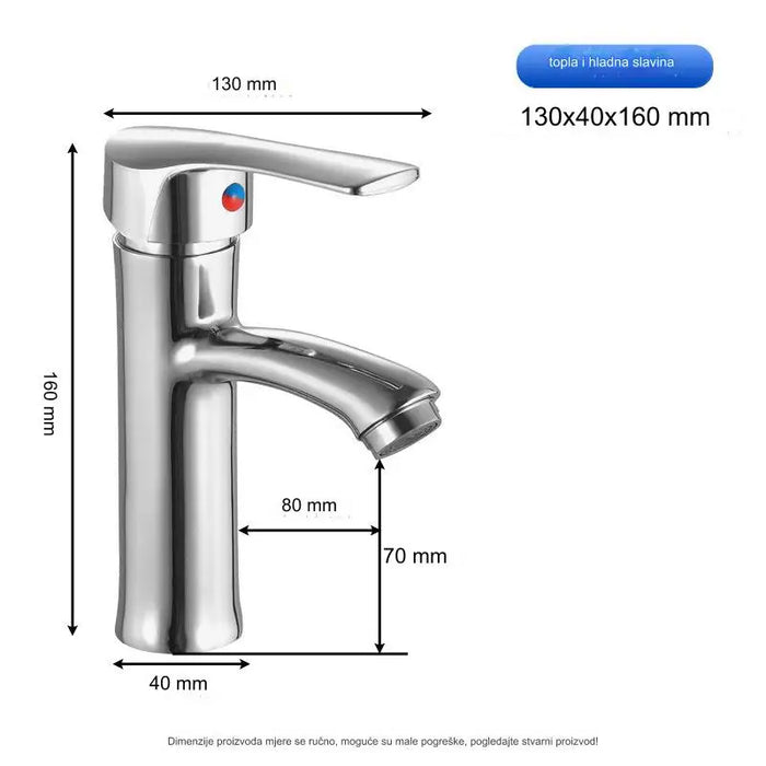 Basin Hot and Cold Water Faucet