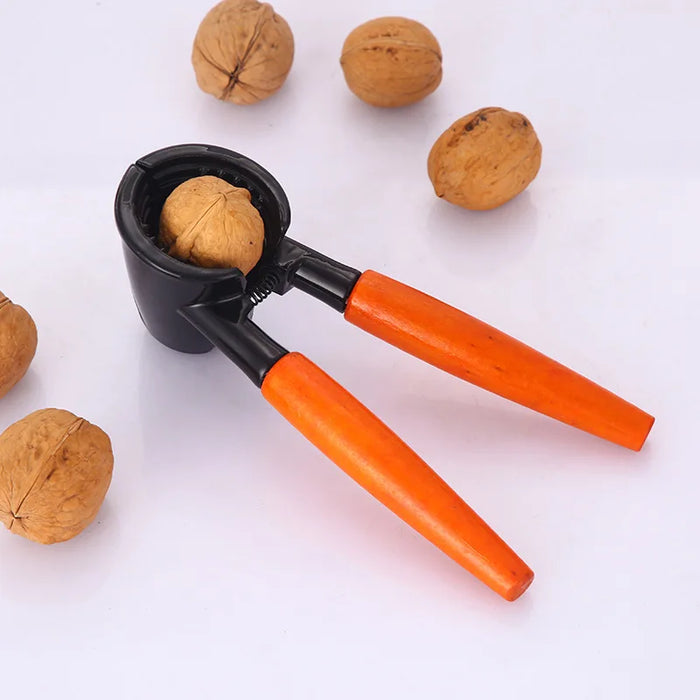 Multipurpose Walnut Clip with Aluminum Alloy Funnel and Bottle Opener