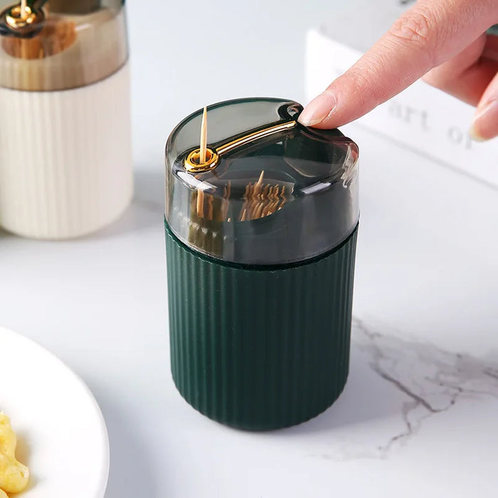 Automatic toothpick box, luxury living room creative storage container