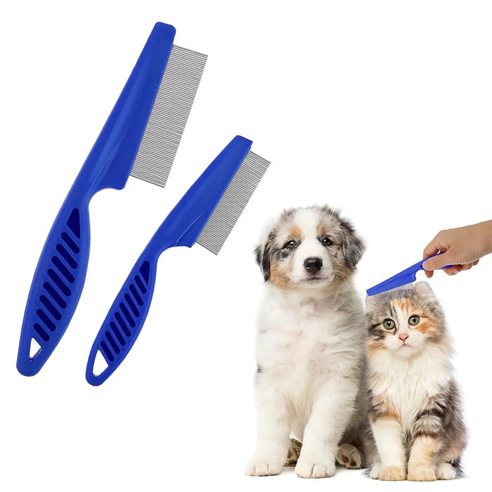 Professional pet combs to remove fleas and ticks