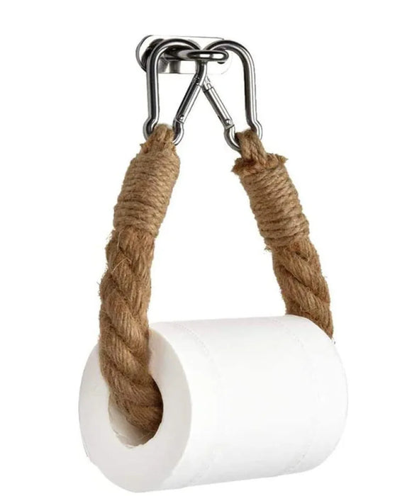 Creative paper holder with hemp rope