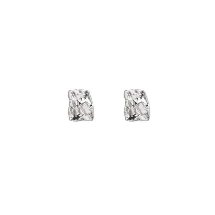 Pure silver earrings, fashionable and cute fashion accessories