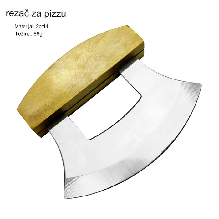 Stainless Steel Pizza Knife, Vanilla Cheese Knife