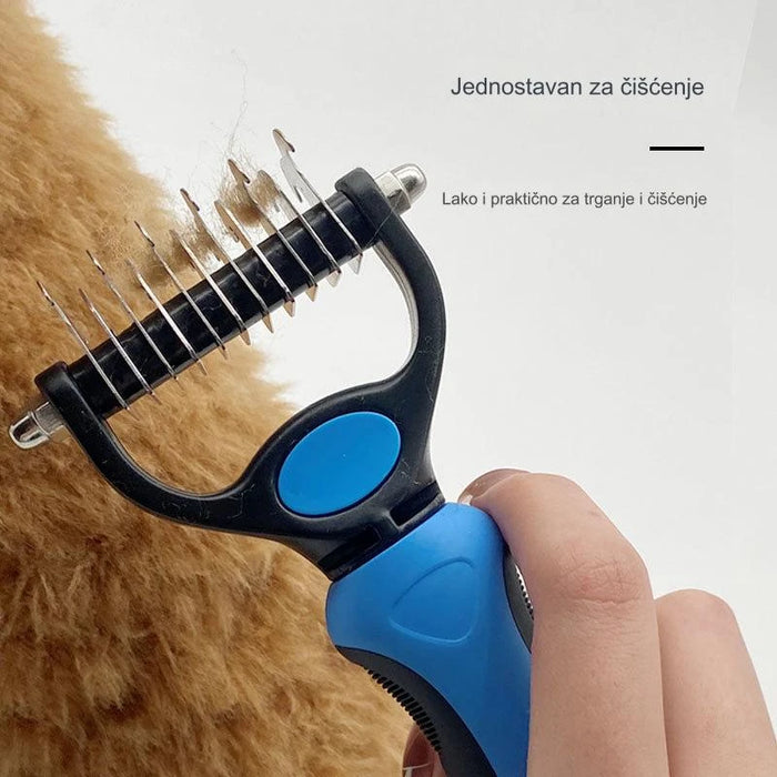 Pet Hair Remover Comb: Get Rid of Tangles, Mats, and Loose Fur in One Stroke