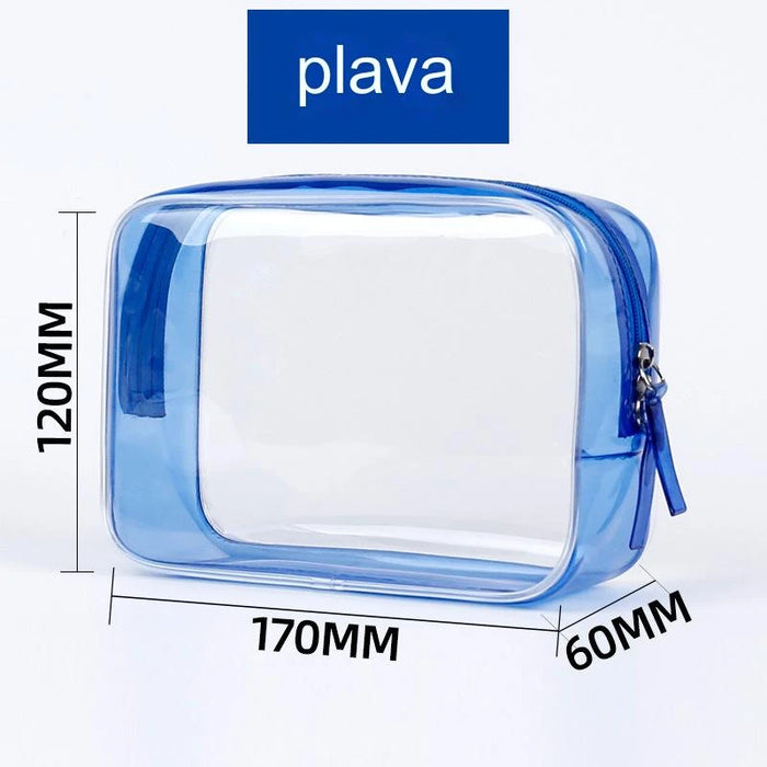 Large capacity waterproof PVC cosmetic storage bag