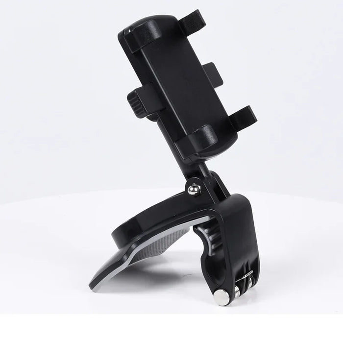 Multifunctional car phone holder with one-click release button