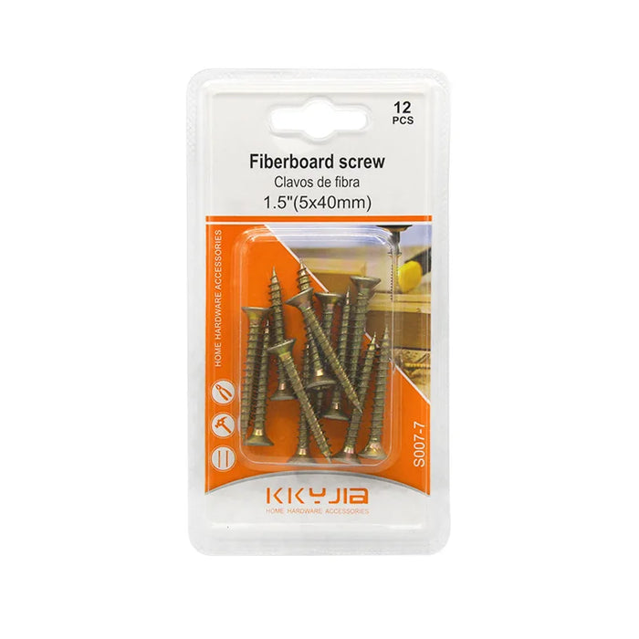 Sharp and durable fiberboard nails for precision woodworking