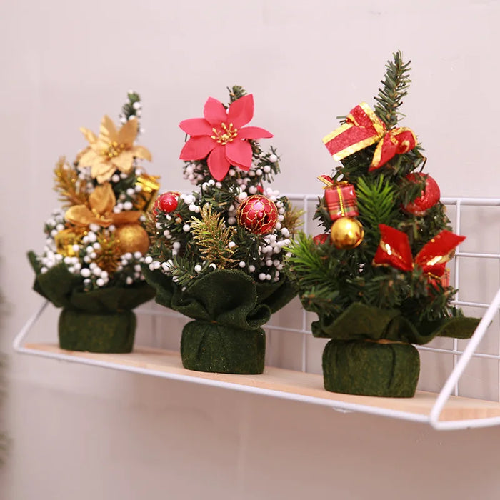 Gorgeous mini Christmas trees for holiday decorations and festive events