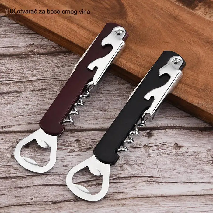 Stainless Steel Wine Bottle Opener Household Portable Multifunctional Bottle Opener