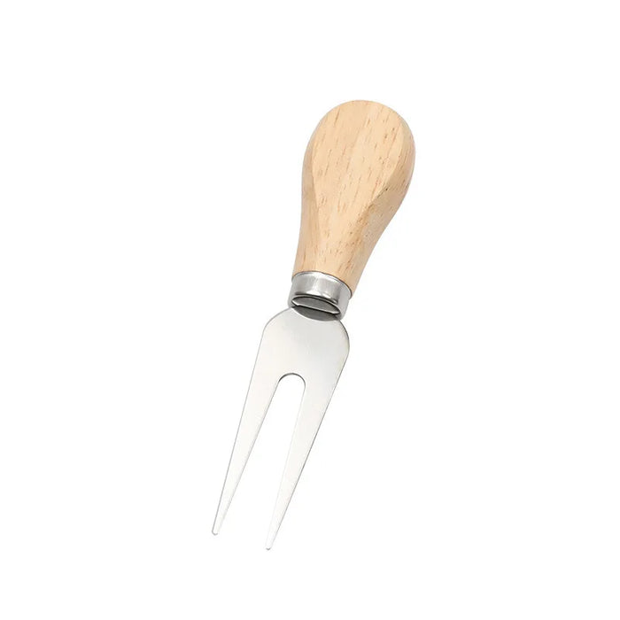 Stainless Steel Cheese Knife Set with Wooden Handle