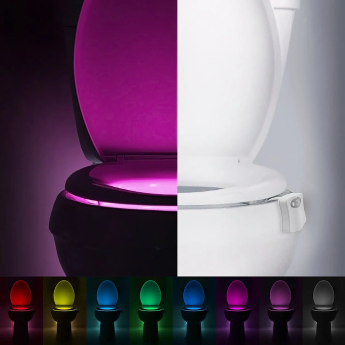 LED Toilet Seat Light with Auto Motion Detection for Night-time Convenience