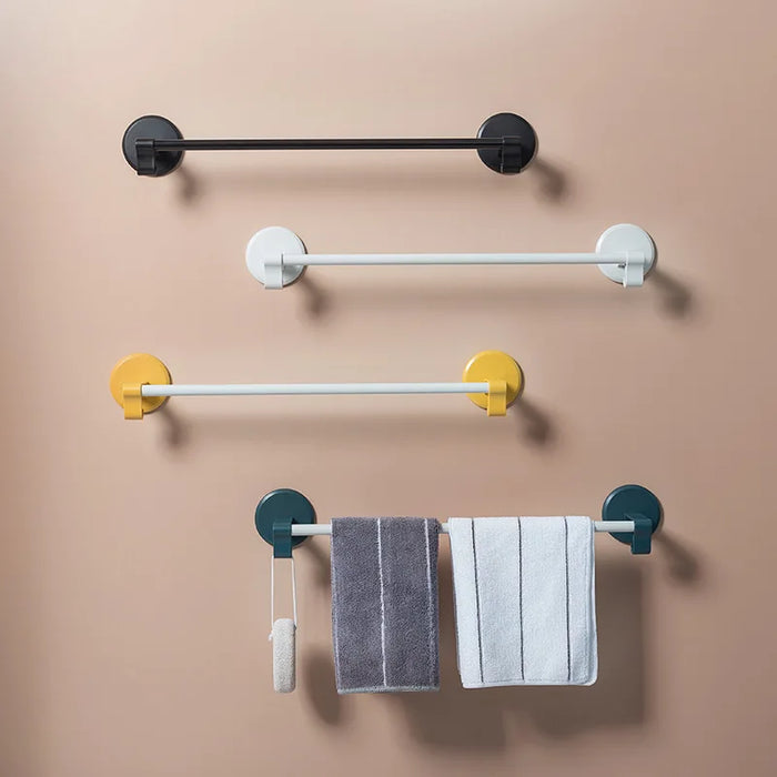 Household bathroom towel rack