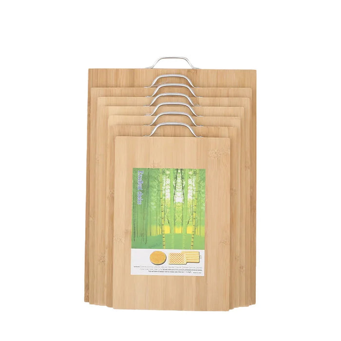 Durable and environmentally friendly bamboo cutting board set