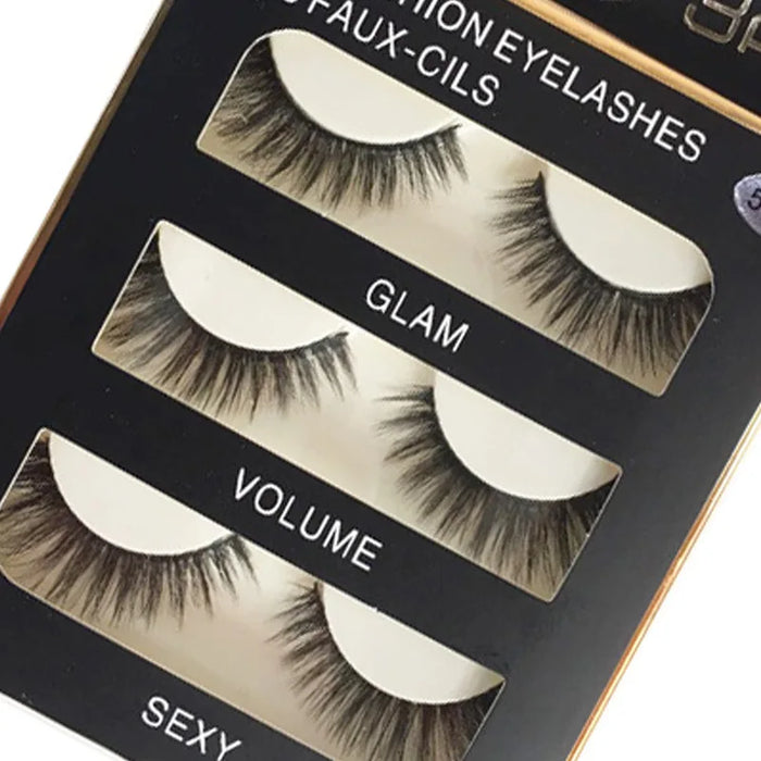 Natural Thick Black Stem Soft and Comfortable Eye-End Lengthening False Eyelashes