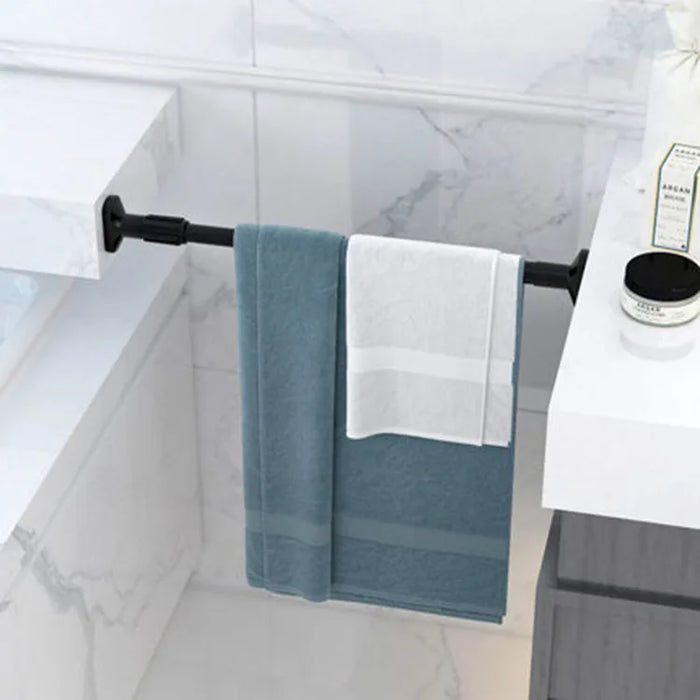 No punching stainless steel clothes drying rod bathroom toilet rack curtain shower curtain rod wardrobe storage curtain hanging