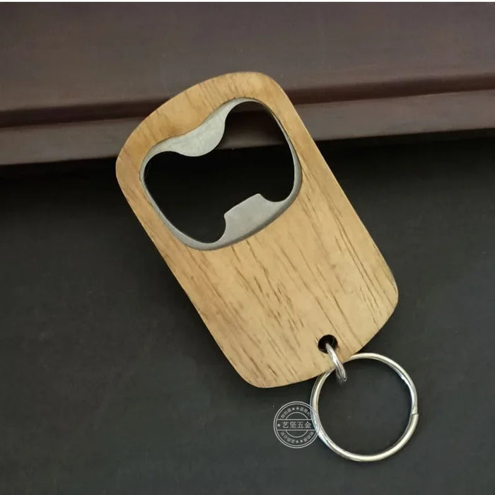 Bamboo and Wood Beer Bottle Opener