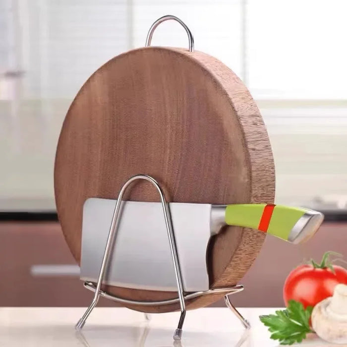 Stainless steel cutting board rack household cover seat frame