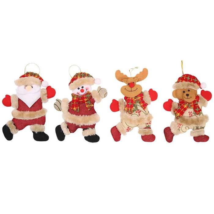 Christmas Ornament Set - Plush Toy Hanging Ornament