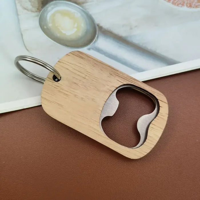 Bamboo and Wood Beer Bottle Opener