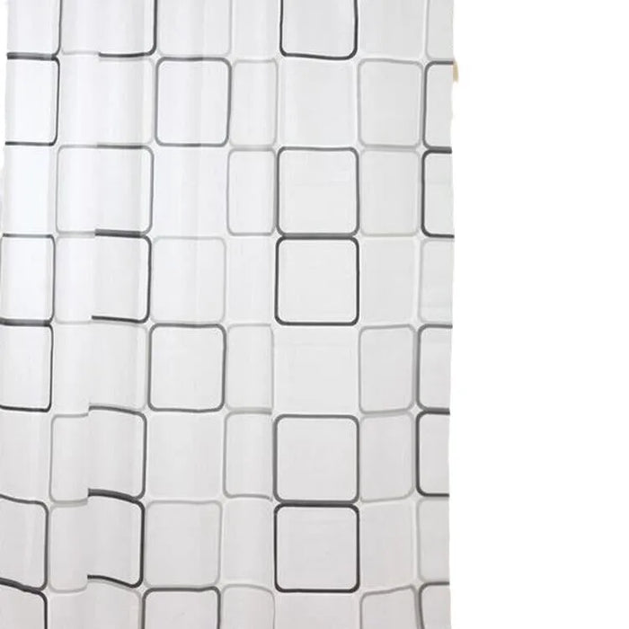 PEVA shower curtain for modern minimalist bathroom decoration