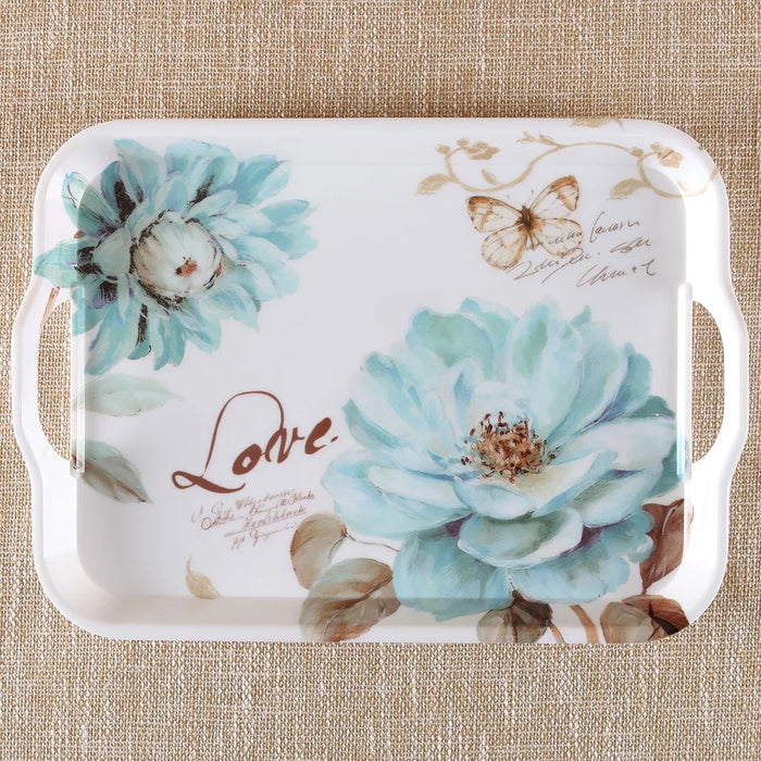 Creative European rectangular tea tray