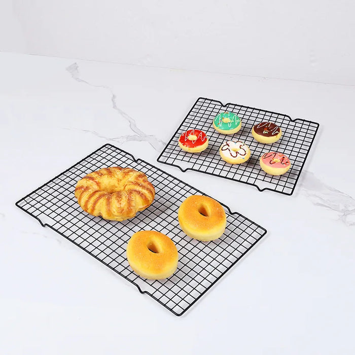 Foldable Cake Cooling Rack with Non-Stick Baking and Roasting Grids