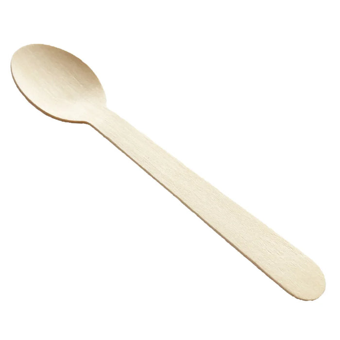 Eco-Friendly Disposable Wooden Utensils - Ideal for Parties, Picnics and BBQs