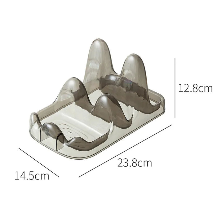 Pot lid cutlery rack