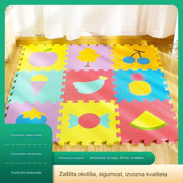 Mingde foam splicing floor mat children's puzzle puzzle floor mat baby bedroom floor splicing non-slip crawling mat