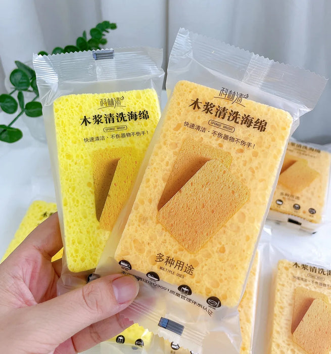 Thick Wood Pulp Cotton Sponge Wiping