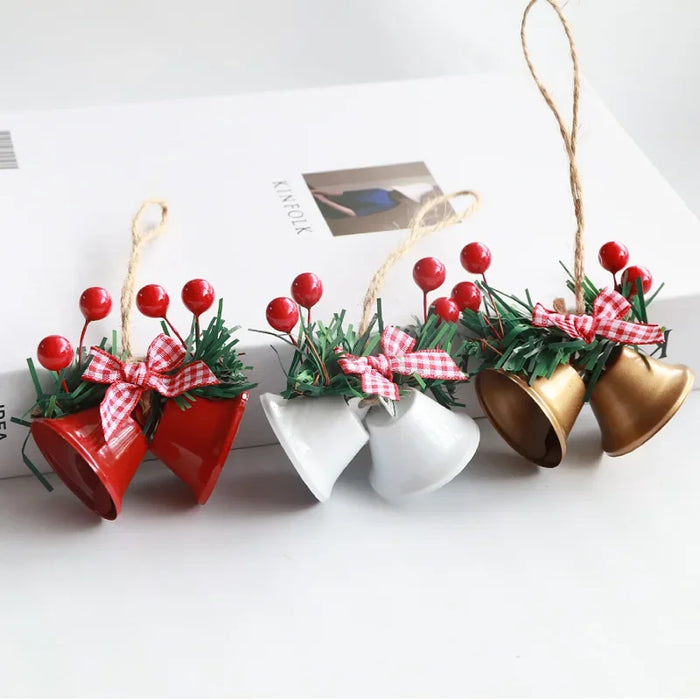 Personalized handmade Christmas bell decorations