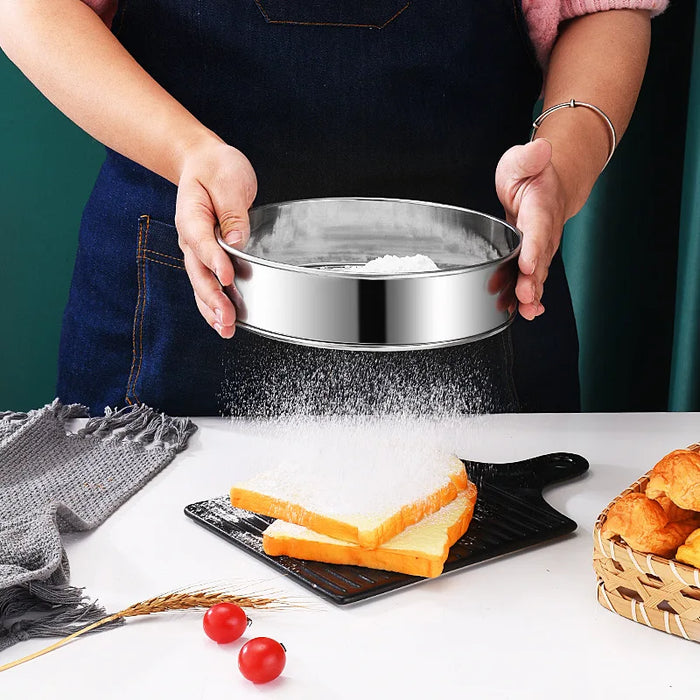 Stainless Steel Flour Sieve for Baking