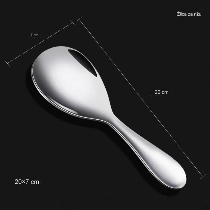 Thickened Non Stick Design Stainless Steel Rice Spoon