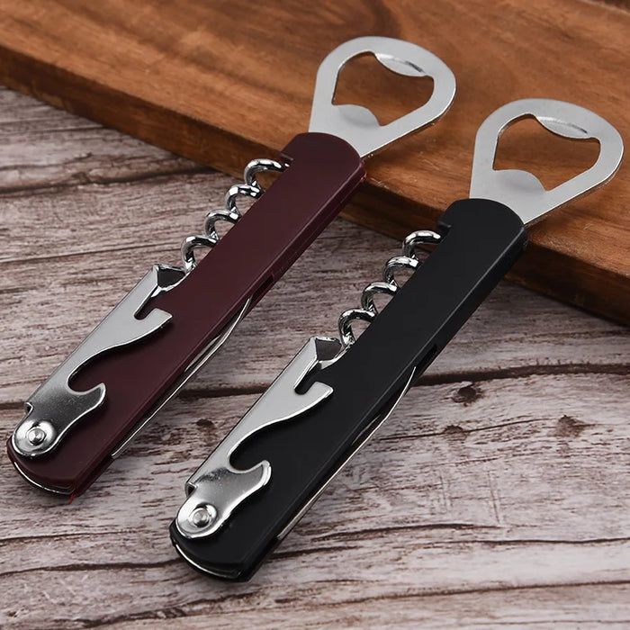 Stainless Steel Wine Bottle Opener Household Portable Multifunctional Bottle Opener