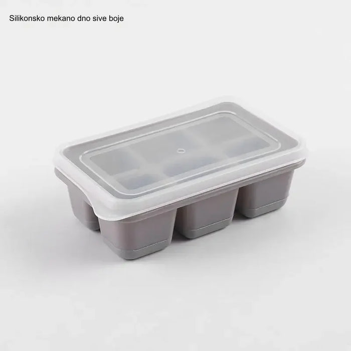 Ice grid, refrigerator mold, silicone