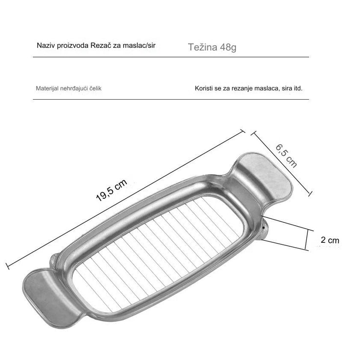 Heavy duty aluminum die-casting cheese slicer