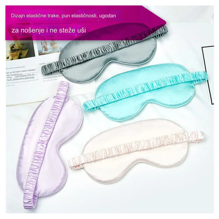 Luxury Sleep Mask with Breathable Fabric for Travel and Nap