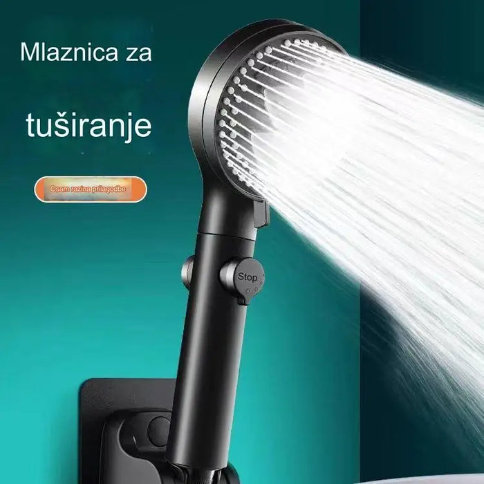 Five Speed Handheld Showerhead