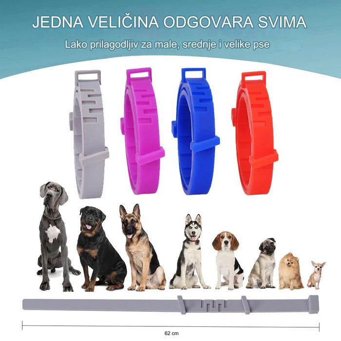 Pet fleas and tick collars for small to medium-sized dogs and cats