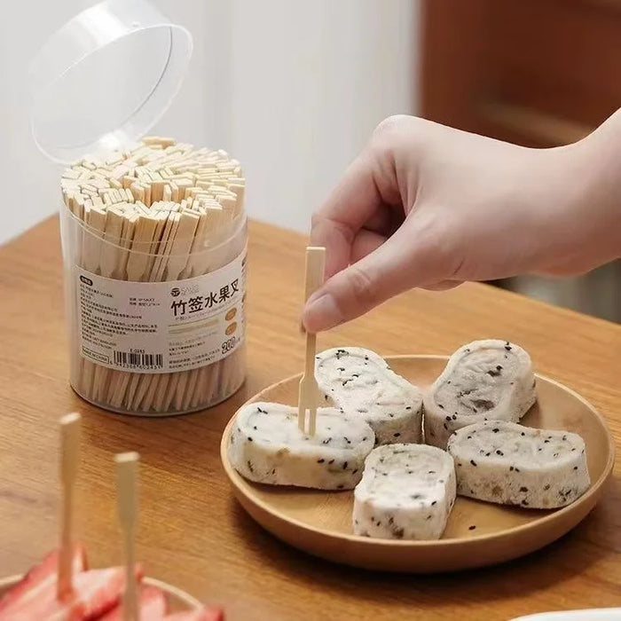 Disposable dessert cake fruit fork