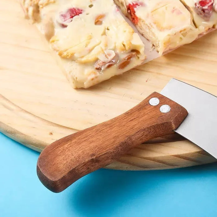 Premium Cheese Knife for Easily Cutting Delicate Cheese - Stainless Steel Wave Blade