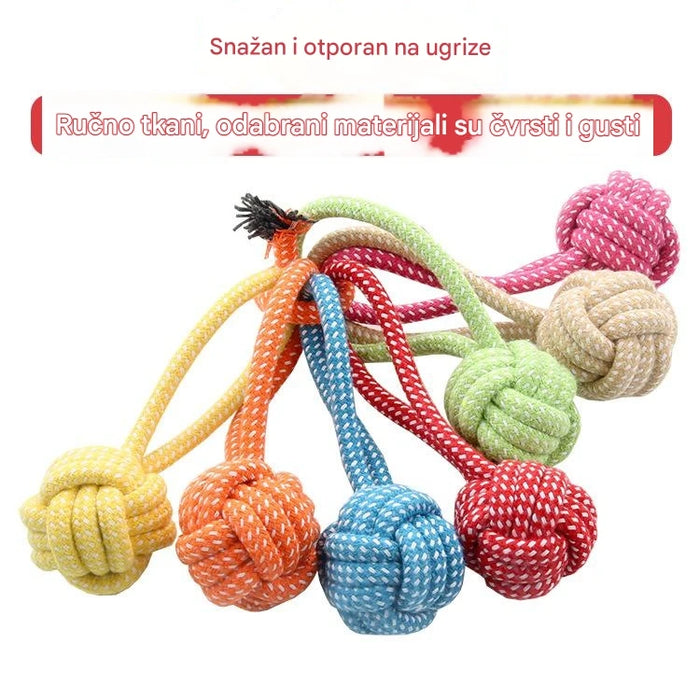 Dog toy chew rope set