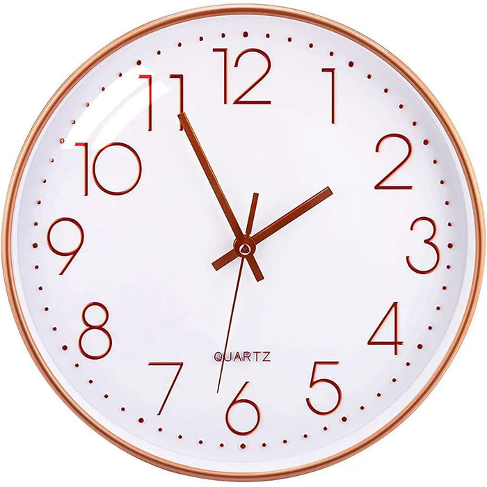 Ultra-quiet decorative living room wall clock