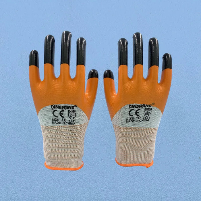 Durable Rubber Palm Garden Gloves