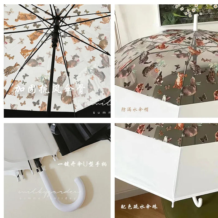 Ultra Lightweight Creative Soft Cute Cat Umbrella