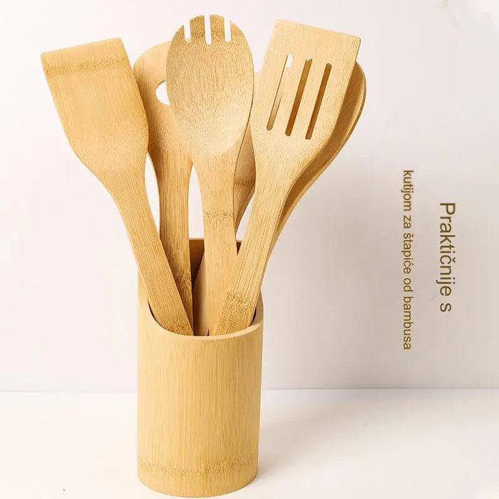 Kitchenware set Bamboo spatula Wholesale Non-stick pan Cooking spatula Bamboo spatula Cookware