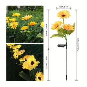 Solar Garden Light - Sunflower LED Downlight Outdoor Garden Decoration Light