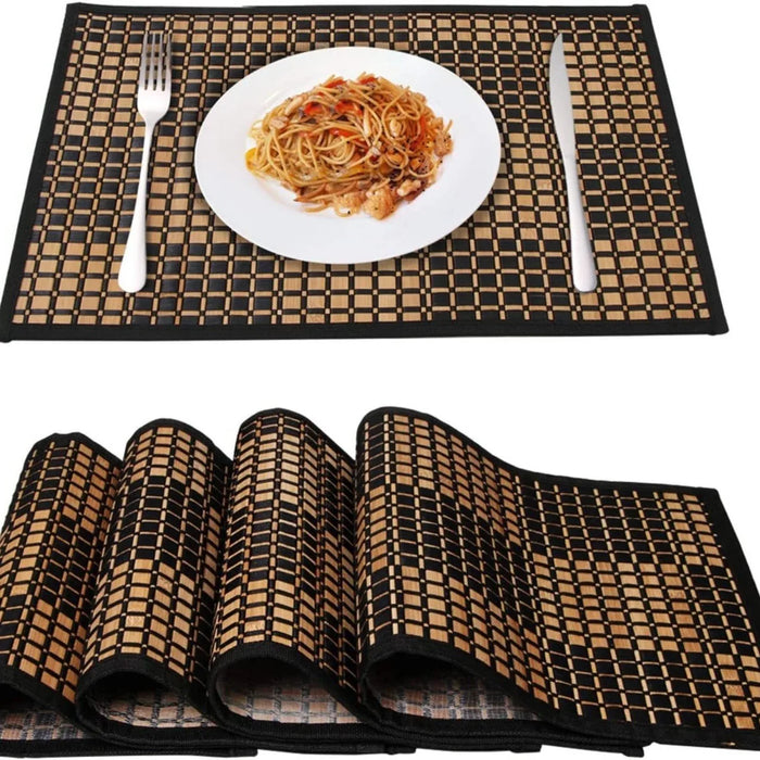 Elegant bamboo mats and mats for stylish dining