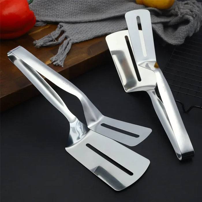 Stainless steel barbecue pliers with non-slip handle